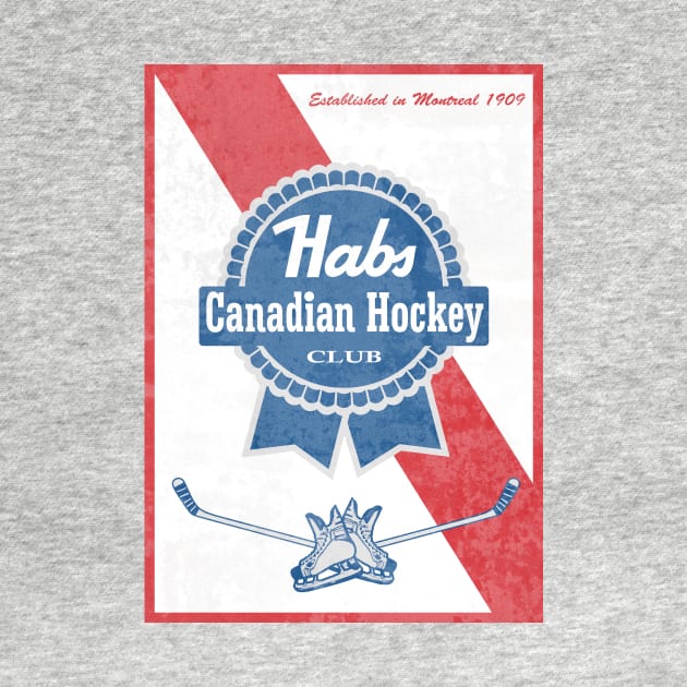 Habs Blue Ribbon by DesignsByDrew